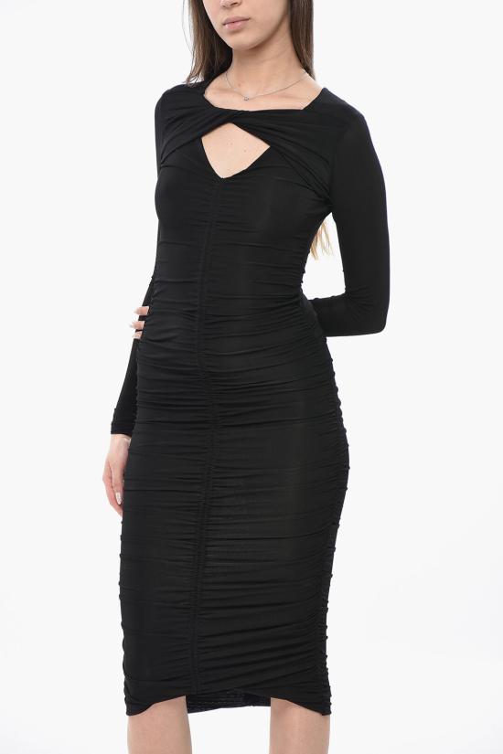  이자벨마랑 롱 원피스 RO0582FA B3K01I BLACK Black - ISABEL MARANT