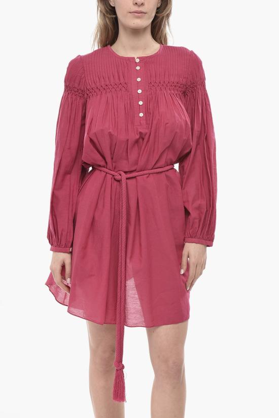  이자벨마랑 숏 원피스 RO0392FA B1J17E 40FA Pink - ISABEL MARANT