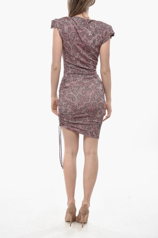  이자벨마랑 숏 원피스 RO0590FA B3K03E ANTIK PINK BLACK Pink - ISABEL MARANT