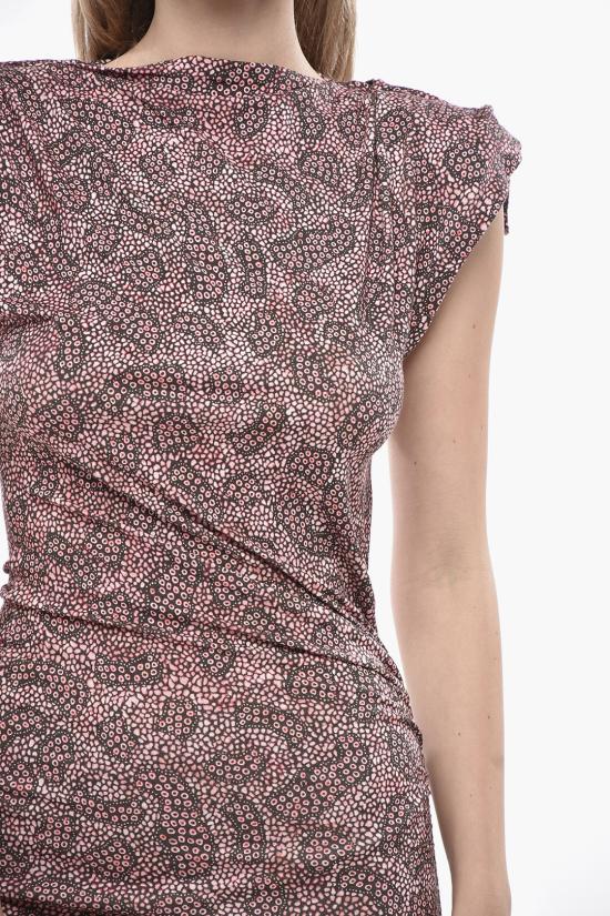  이자벨마랑 숏 원피스 RO0590FA B3K03E ANTIK PINK BLACK Pink - ISABEL MARANT