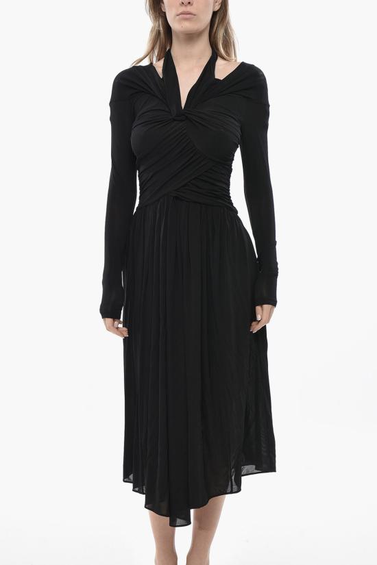  이자벨마랑 롱 원피스 RO0731FA C1K03I 01BK Black - ISABEL MARANT