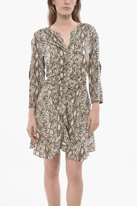  이자벨마랑 숏 원피스 RO0748FA C1J05I 23NL Beige - ISABEL MARANT