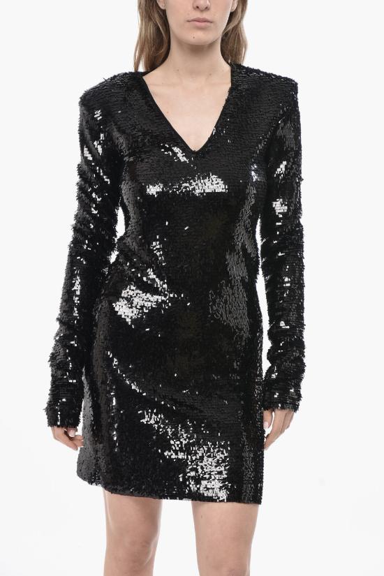  막스마라 숏 원피스 PINETA 2422626082 001 Black - MAX MARA