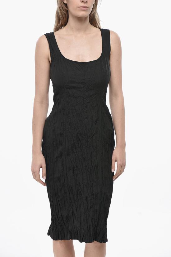  보테가베네타 롱 원피스 812347V5AE0 1000 Black - BOTTEGA VENETA