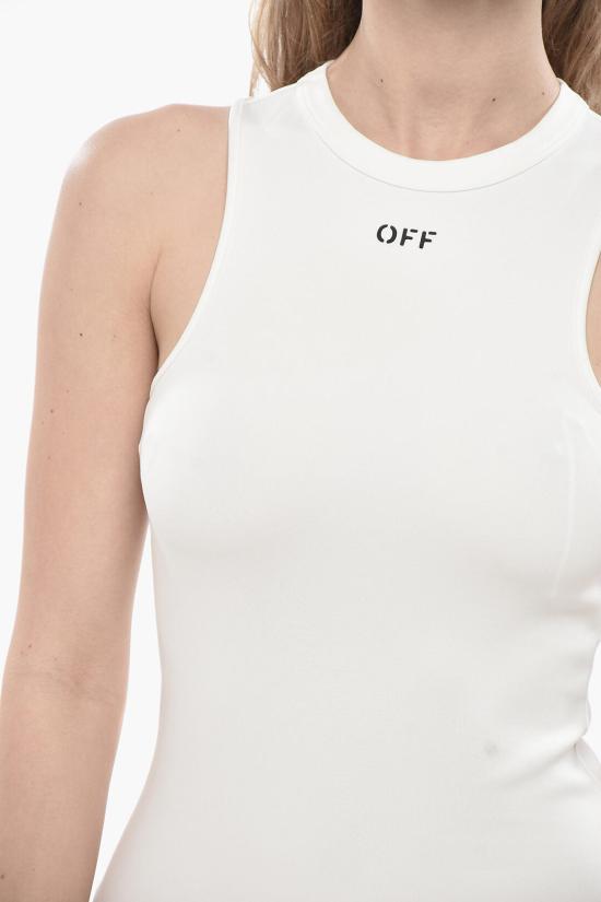  오프화이트 숏 원피스 OWDB463C99 JER001 0110 White - OFF WHITE