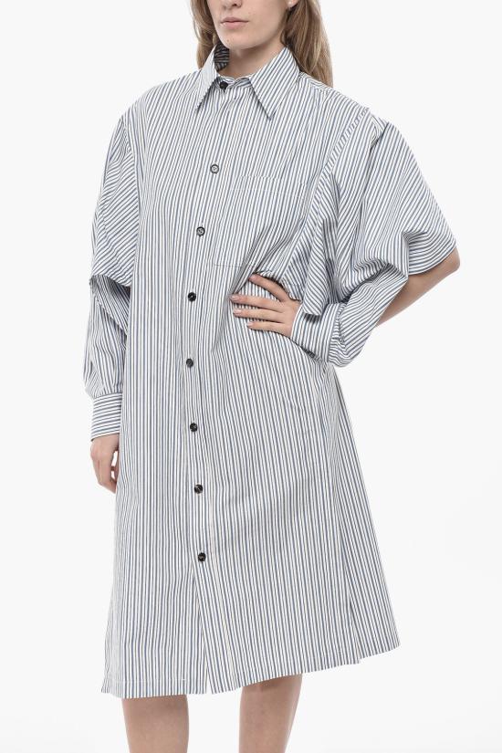  보테가베네타 롱 원피스 826129V5CM01523 Light blue - BOTTEGA VENETA