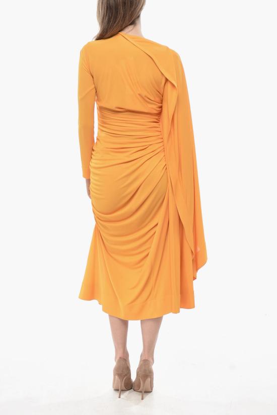  보테가베네타 롱 원피스 820988V4N20 7274 Orange - BOTTEGA VENETA