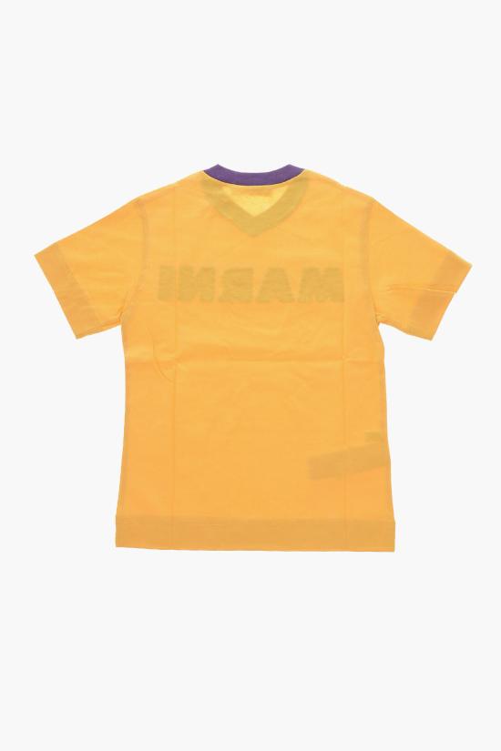  [키즈] 마르니 티셔츠 M01412 M00HZ 0M219 Giallo Viola - MARNI