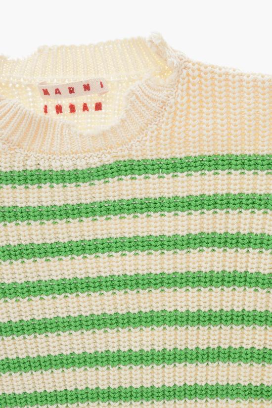  [키즈] 마르니 풀오버 M01371 M00UA 0MC1A Bianco Verde - MARNI