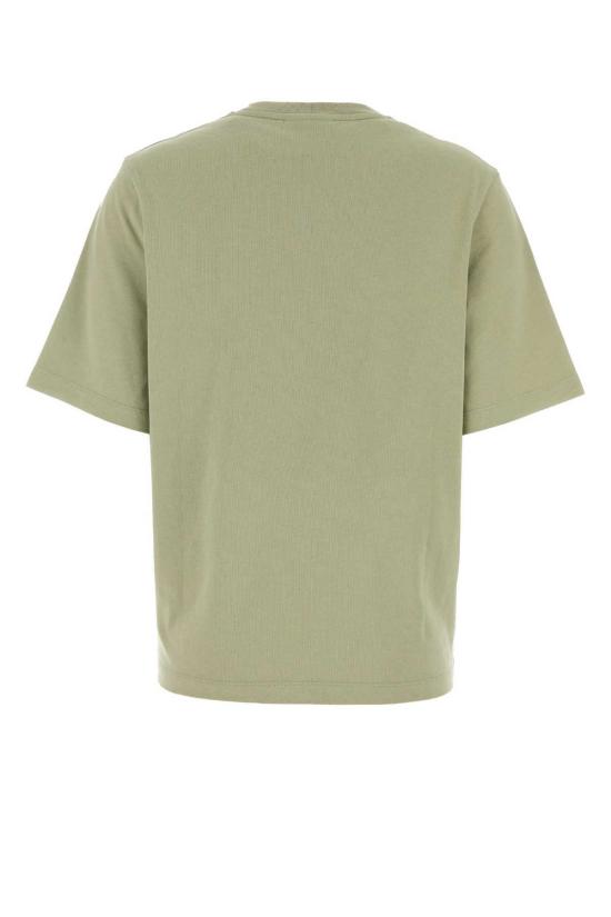  메종키츠네 반팔 티셔츠 메종 키츠네 코튼 티셔츠 더스티 그린 - MAISON KITSUNE