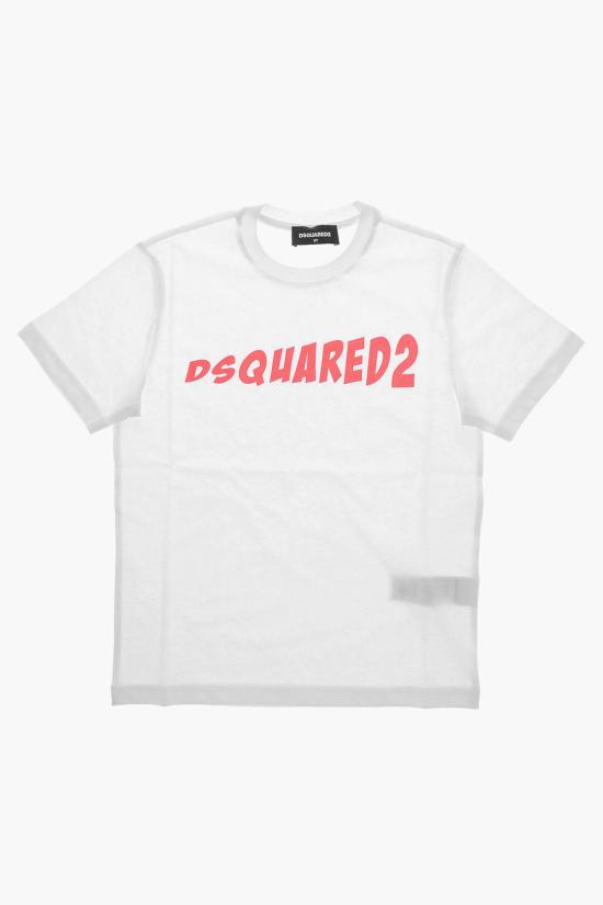  [키즈] 디스퀘어드2 티셔츠 DQ1735 D00MV DQ100 White