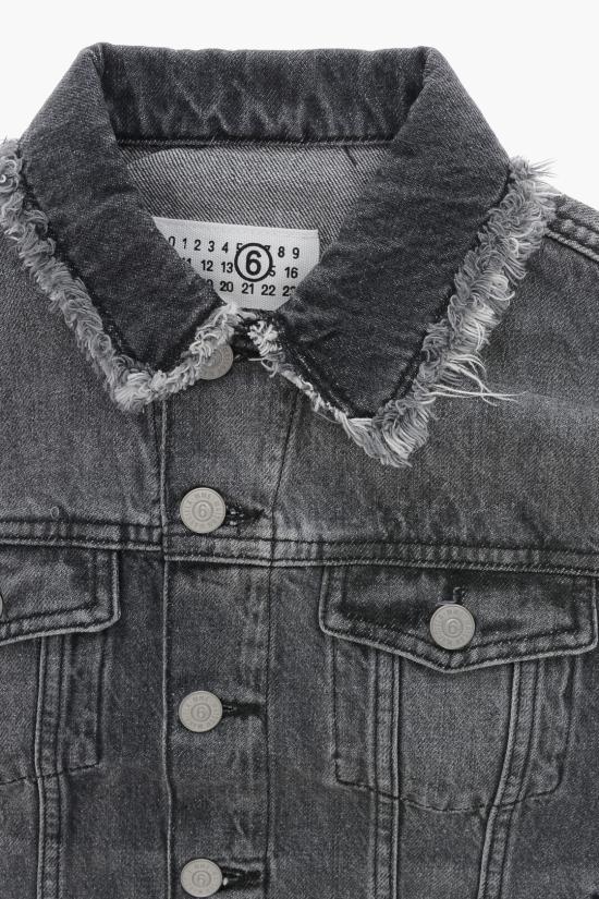  [키즈] 마르지엘라 데님 자켓 M60790 MM04Q M602 Gray - MAISON MARGIELA