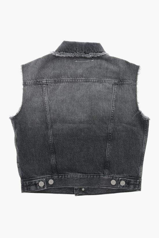  [키즈] 마르지엘라 데님 자켓 M60790 MM04Q M602 Gray - MAISON MARGIELA