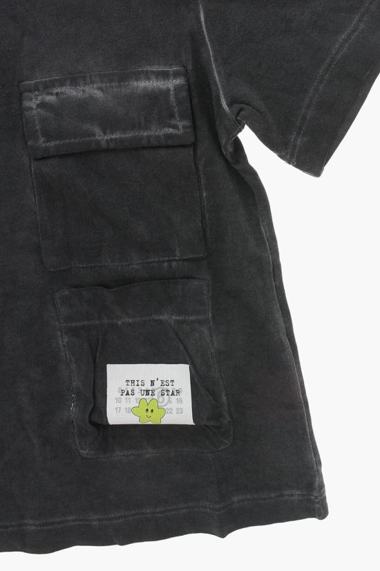  [키즈] 마르지엘라 티셔츠 M60772 MM04V M6900 Anthracite - MAISON MARGIELA