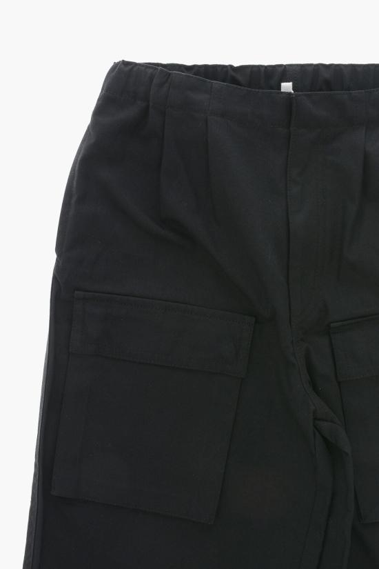  [키즈] 마르지엘라 스트레이트 팬츠 M60738 MM05D M6900 Black - MAISON MARGIELA