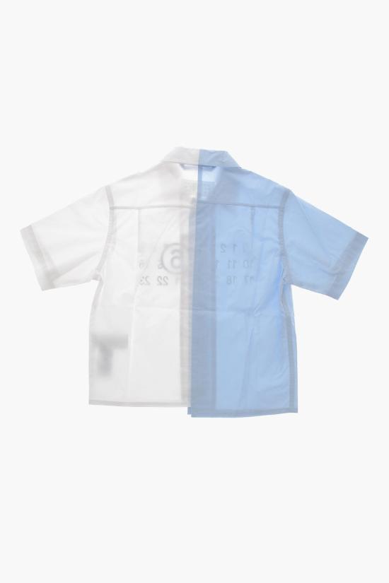  [키즈] 마르지엘라 셔츠 M60761 MM014 M6C29 Azzurro Bianco - MAISON MARGIELA