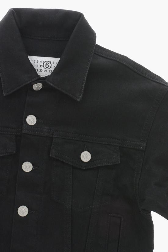  [키즈] 마르지엘라 데님 자켓 M60449 MM03S M6900 Black - MAISON MARGIELA