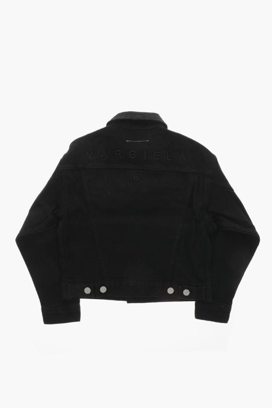  [키즈] 마르지엘라 데님 자켓 M60449 MM03S M6900 Black - MAISON MARGIELA
