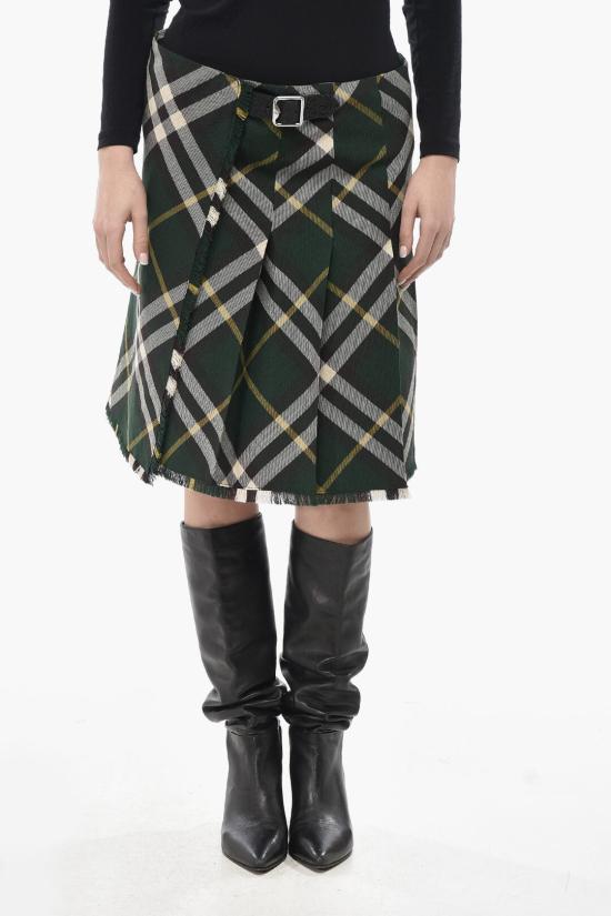  버버리 롱 스커트 8083016 Green