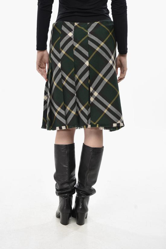  버버리 롱 스커트 8083016 Green - BURBERRY