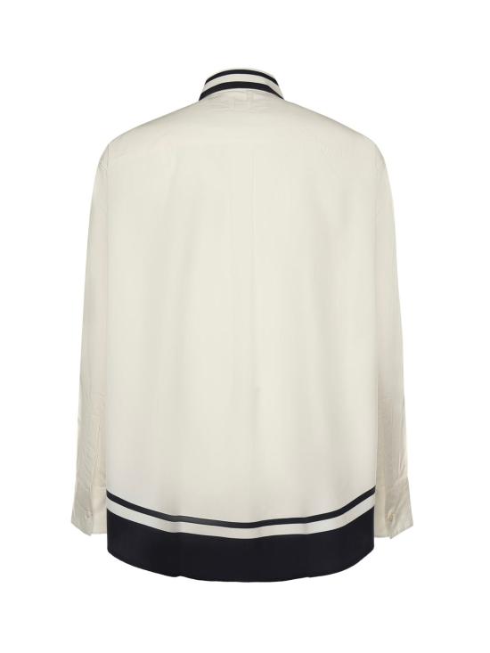  자크뮈스 긴팔 셔츠 Jacquemus La Chemise Camargue 셔츠 블루 삽 배치 - JACQUEMUS