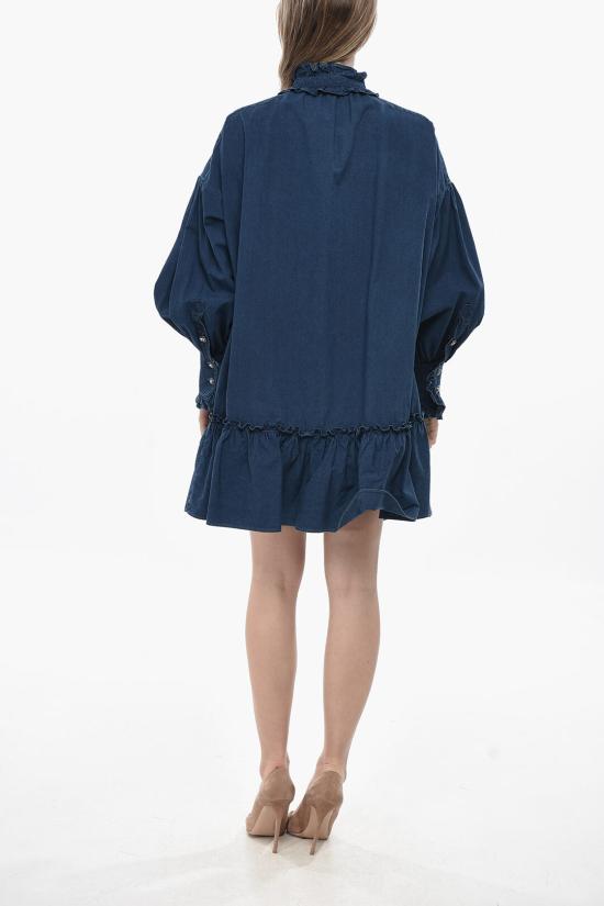  발렌티노 가라바니 숏 원피스 6B3DA02S94B558 Blue - VALENTINO GARAVANI