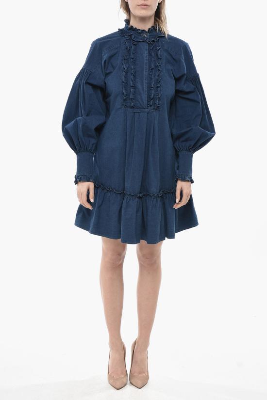  발렌티노 가라바니 숏 원피스 6B3DA02S94B558 Blue