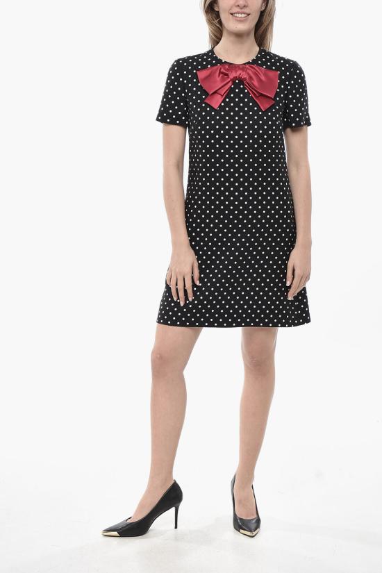  발렌티노 가라바니 숏 원피스 6B0VADL698SAFQ Black