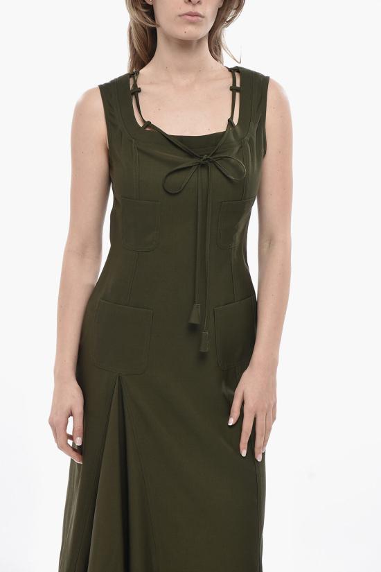  구찌 롱 원피스 824630ZAR6K3602 Military Green - GUCCI