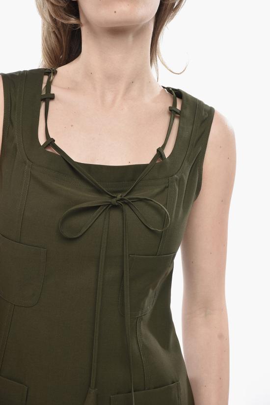  구찌 롱 원피스 824630ZAR6K3602 Military Green - GUCCI