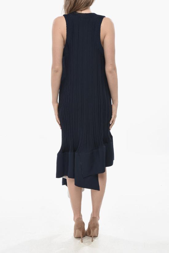  랑방 롱 원피스 RWDR0046 5904A24 776 Blue - LANVIN