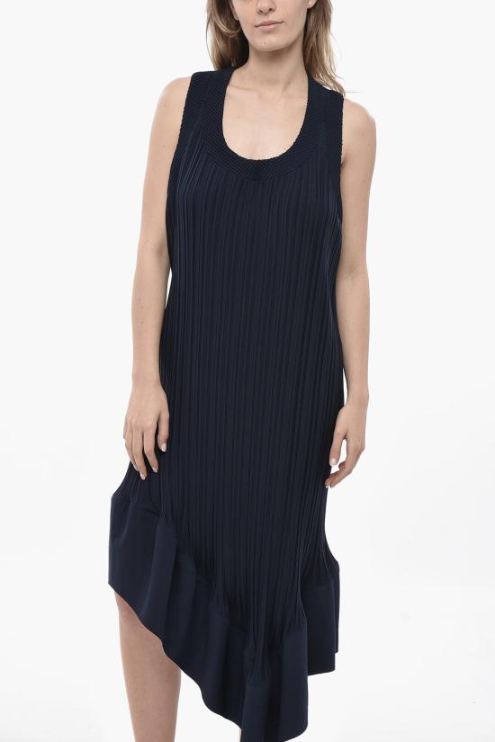  랑방 롱 원피스 RWDR0046 5904A24 776 Blue - LANVIN