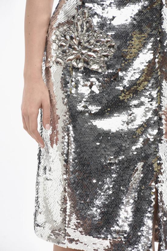  제니 롱 원피스 77AAO424J0188900 Silver - GENNY