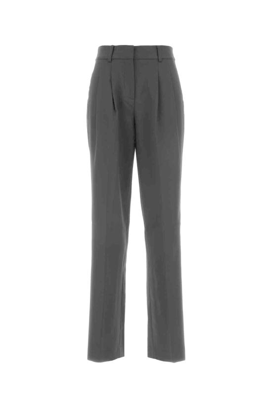  마이클 코어스 스트레이트 팬츠 폴리에스터 혼방 드레스 블랙