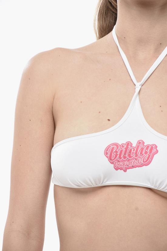  디스퀘어드2 비키니 수영복 D6BX14800 ISA01 110 White - DSQUARED2