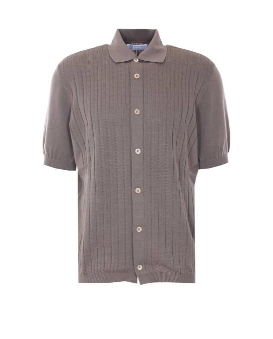  브루넬로 쿠치넬리 가디건 반팔  셔츠 베이지