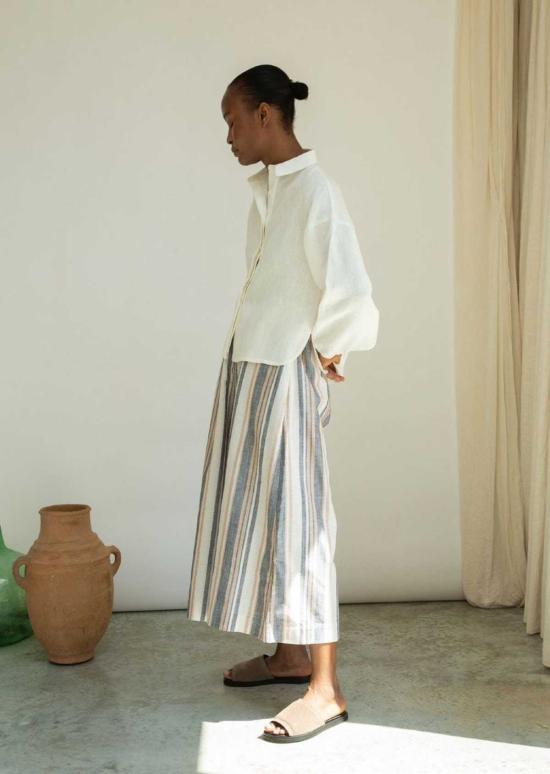  보몽 오가닉 탑 보몬트 오가닉 아만다 메이 셔츠 오프 화이트