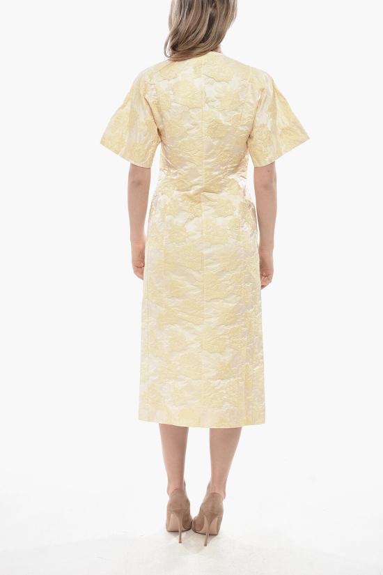  가니 롱 원피스 F9402302 Yellow - GANNI