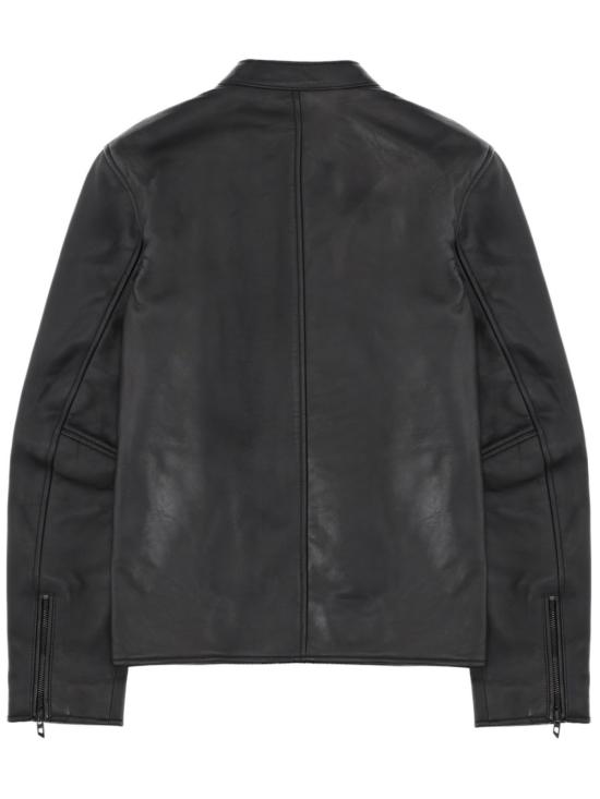  디젤 가죽 자켓 Diesel L Tad Wrd 재킷 블랙 - DIESEL