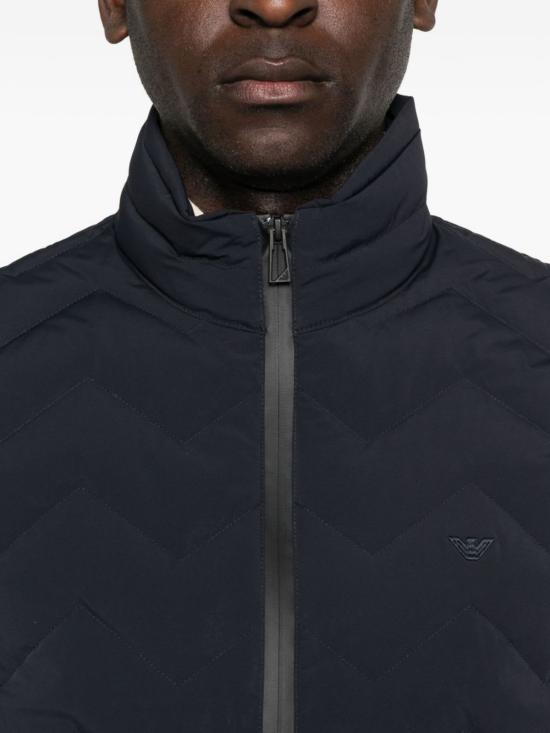  엠포리오 아르마니 베스트 다운  블루 - EMPORIO ARMANI