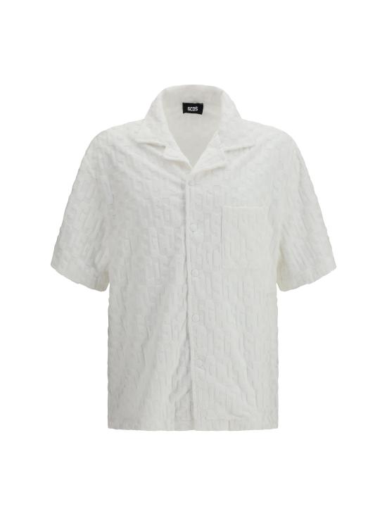 26SS 지씨디에스 긴팔 셔츠 C1MBQH172T078 100A WHITE