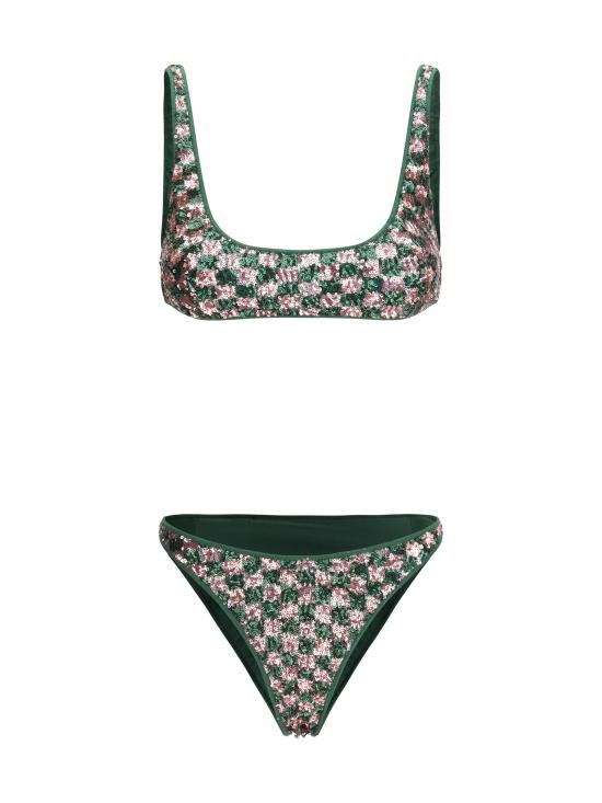 26SS 오세리 비키니 수영복 CSS261 GREENPINK MULTICOLOUR