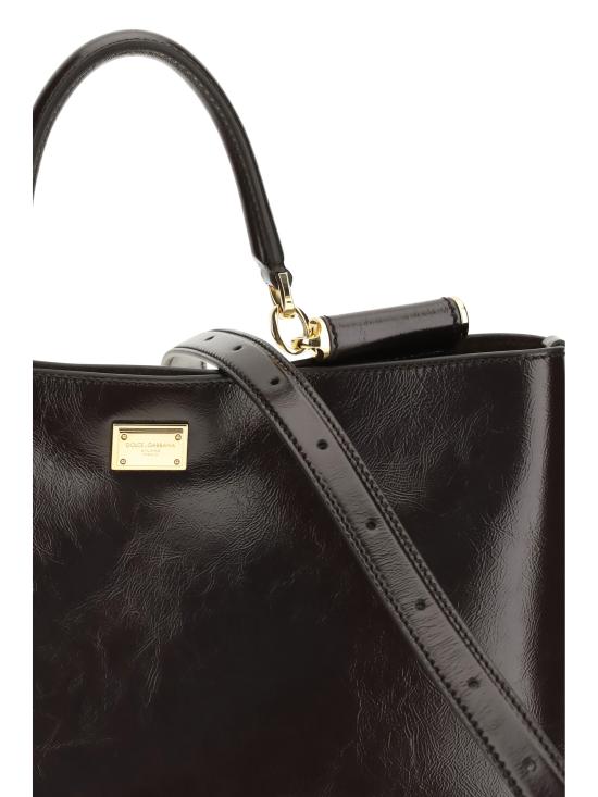 26SS 돌체앤가바나 Medium Vittoria calfskin 핸드백 BB7896AZ000 8H042 BROWN - DOLCE & GABBANA