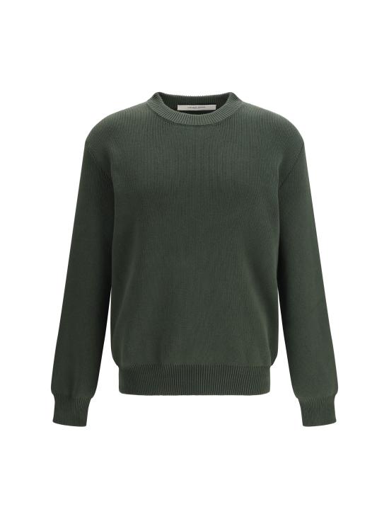 26SS 골든구스 Golden 레터링 밀리터리 크루넥 스웨터 GMP00841P001972 35674 GREEN