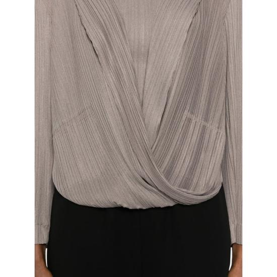  조르지오 아르마니 블라우스 점프수트 뉴트럴 컬러 - GIORGIO ARMANI