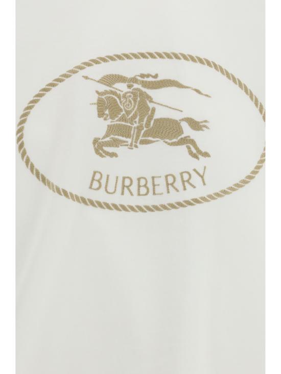 26SS 버버리 나이트 스탬프 코튼 티셔츠 8109817 B7078 WHITE - BURBERRY
