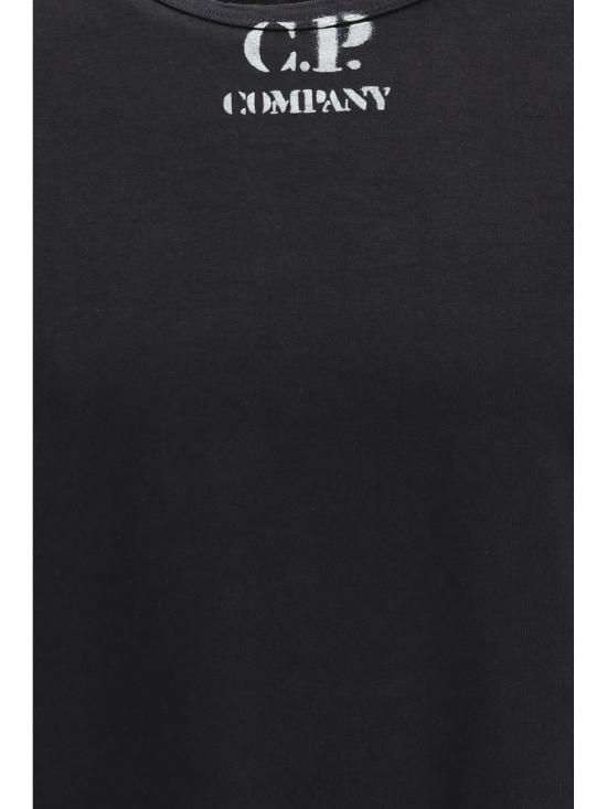 26SS 씨피 컴퍼니 반팔 티셔츠 20CMTS214A006057O 999 BLACK - C.P. COMPANY