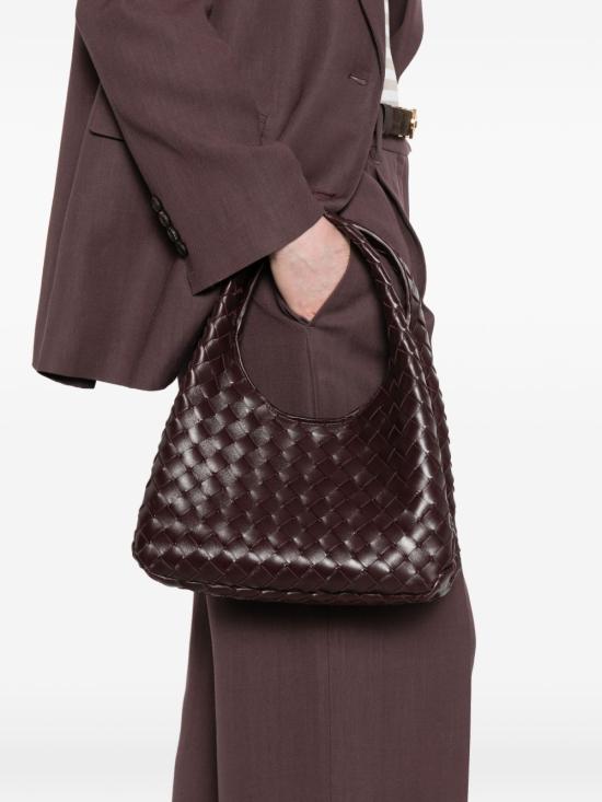 26SS 보테가베네타 스몰 캄파나 토트백 854248 V4SC02264 Bordeaux - BOTTEGA VENETA