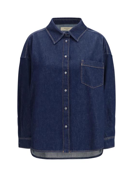 26SS 위켄드막스마라 셔츠 2615111011600 001 BLUE