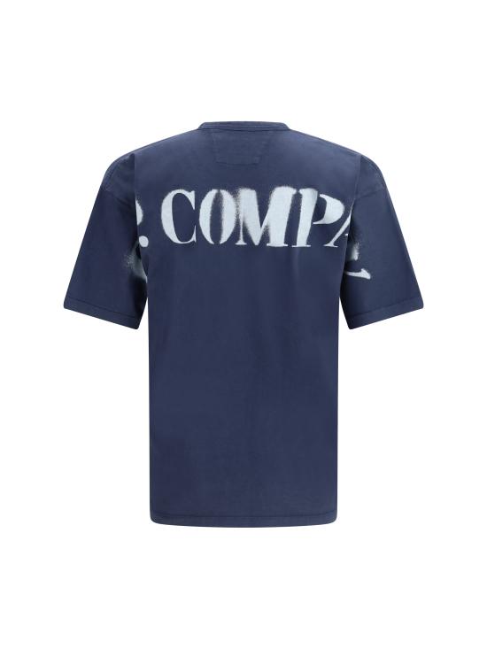 26SS 씨피 컴퍼니 반팔 티셔츠 20CMTS213A006057O 889 BLUE - C.P. COMPANY